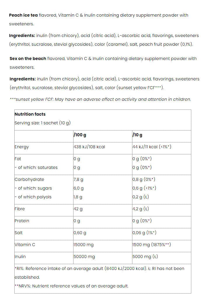 Nutriversum - Aqua Plus, Sex On The Beach - 200g