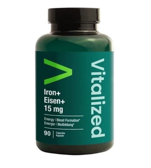 Vitalized - Iron Plus - 90 Caps – Vitalized förpackning