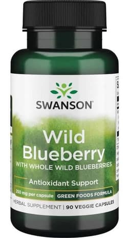 Swanson - Wild Blueberry - 90 Veggie Capsules