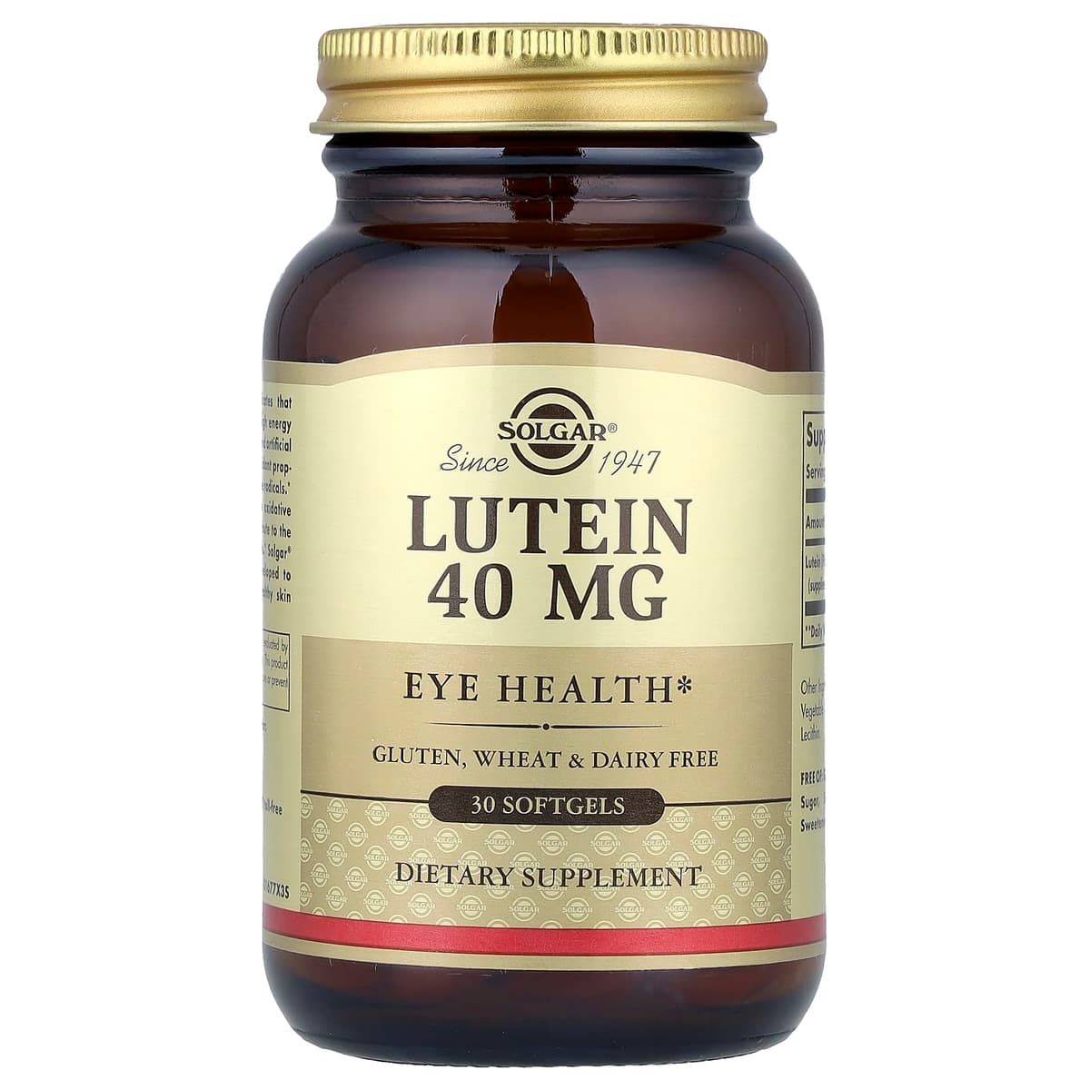 Solgar - Lutein (40 mg - 30 kapsler)
