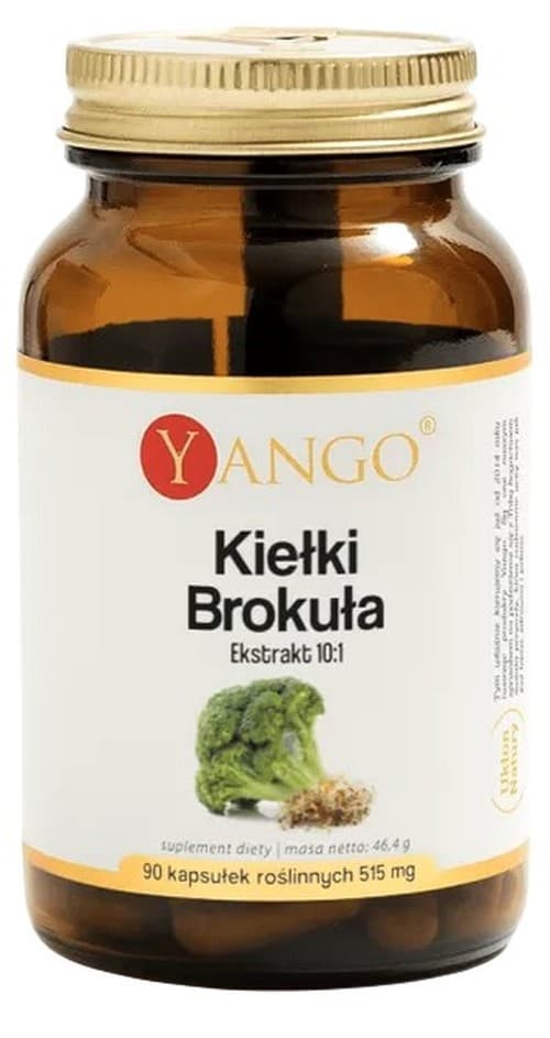 Yango - Broccoli Sprouts Extract 10:1 - 90 Caps – Yango förpackning