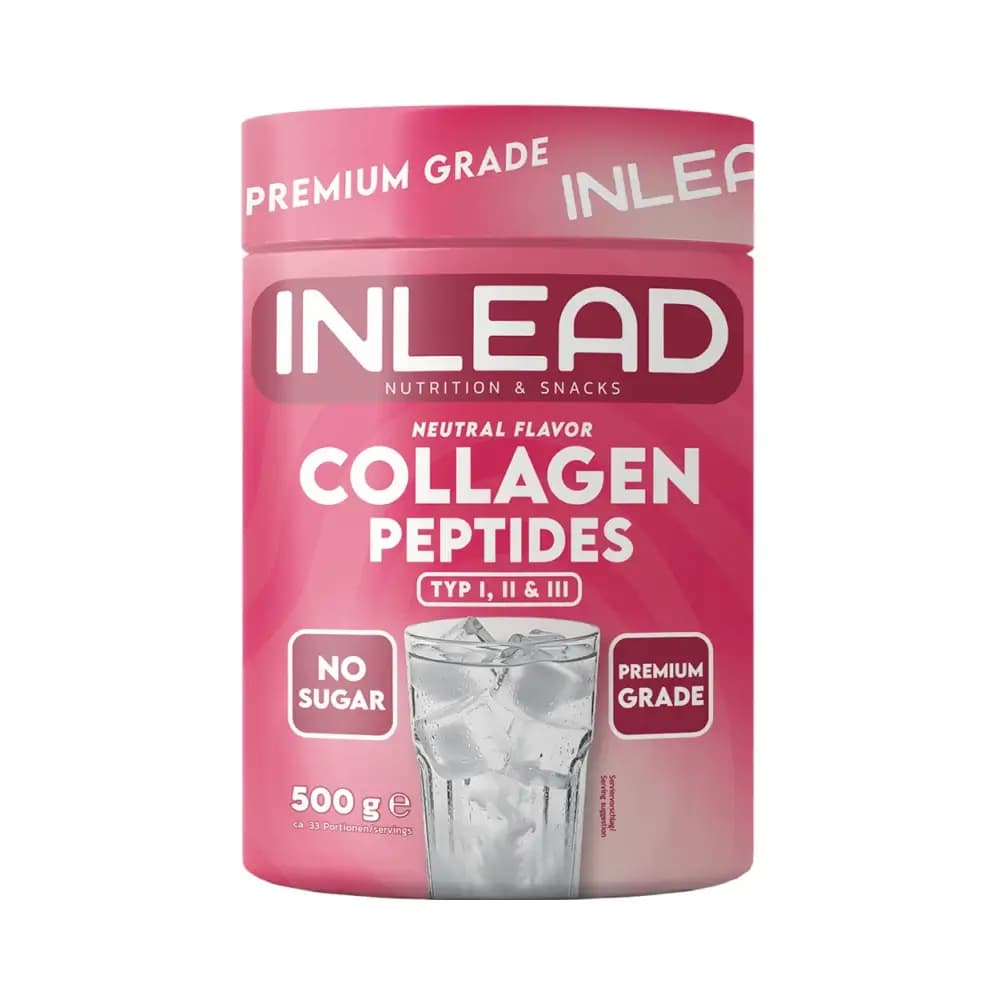 Inlead - Collagen Peptides - Unflavoured - 500g – Inlead förpackning