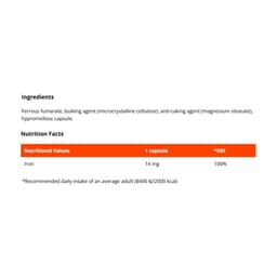 Gymbeam - Iron - 120 Caps, 74g