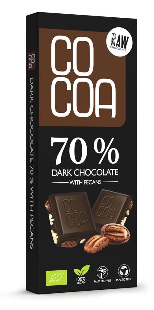 COCOA - Dark Chocolate Bar - 40g – COCOA förpackning