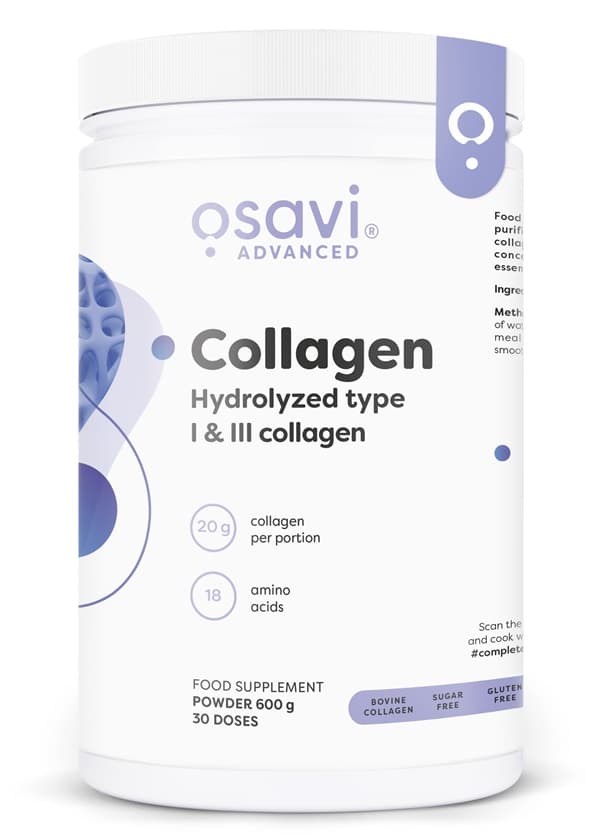 Osavi - Collagen Peptides - Unflavoured - 600g – Osavi förpackning