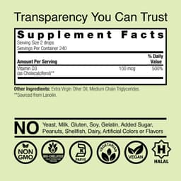 Nature'S Answer - Vitamin D-3 Drops - 15ml