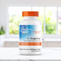 Doctor's Best - L-Arginine - Sustained + Immediate Release, 500mg - 120 Tabs