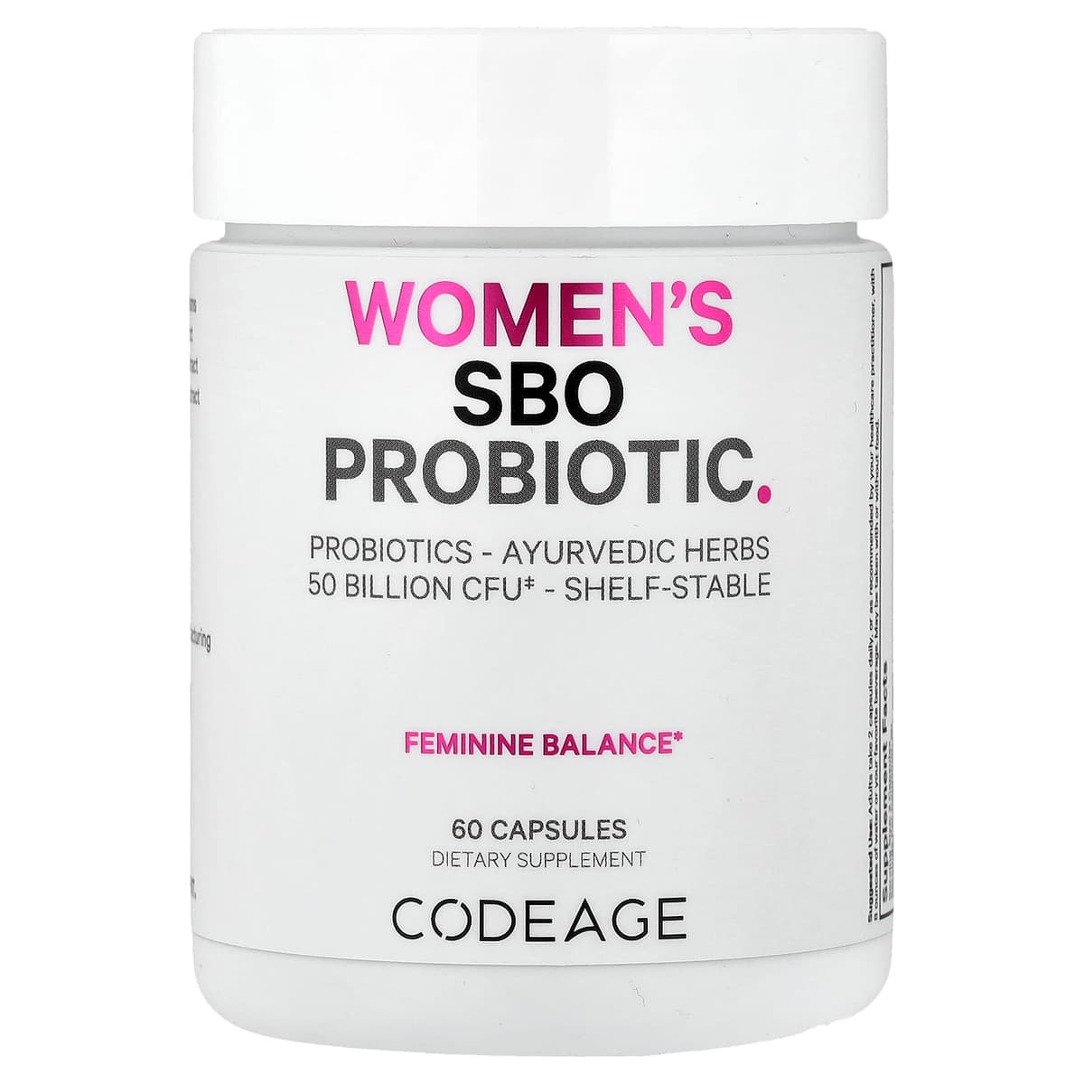 Codeage Women'S Sbo Probiotic - 60 Vcaps - 60 Vegetable Caps