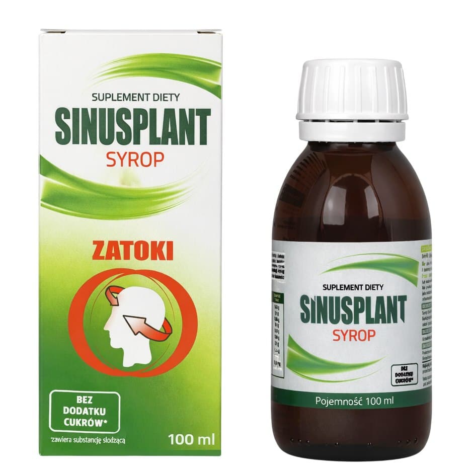 Zatoki (Planta-Lek) - Sinusplant Sugar-Free Syrup 100ml
