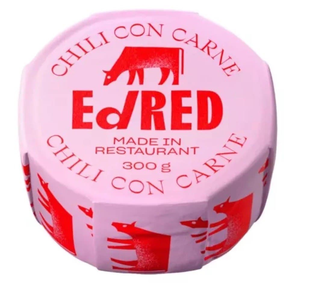 Ed/RED - Chili Con Carne 300 g – Ed/RED förpackning