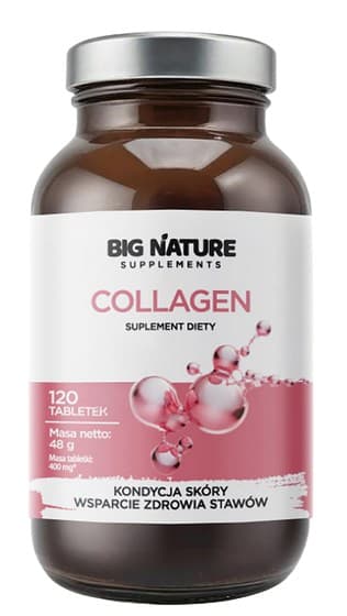 Big Nature - Collagen - 120 Tabs – Big Nature förpackning