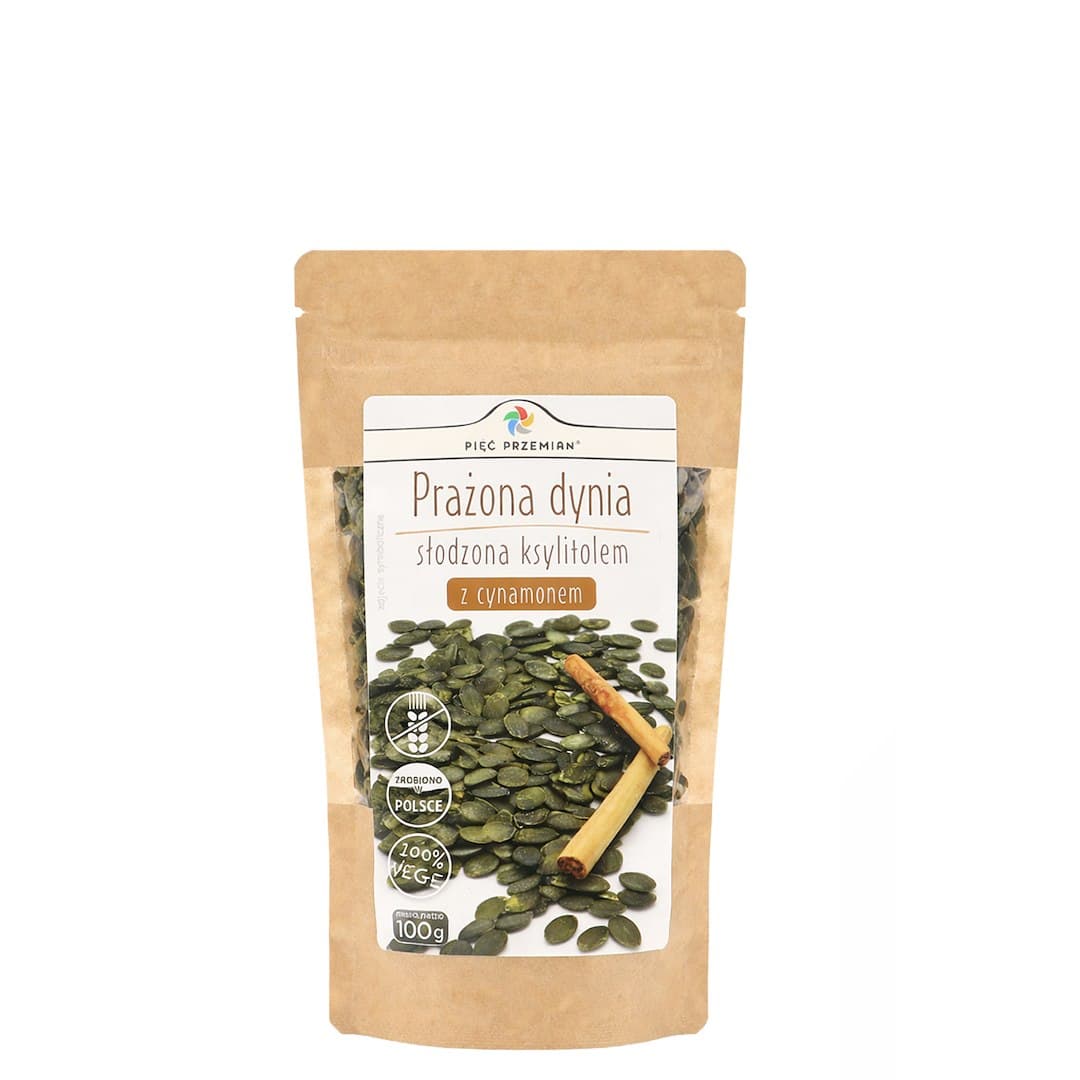 Pięć Przemian - Roasted Pumpkin Seeds With Xylitol - 100g