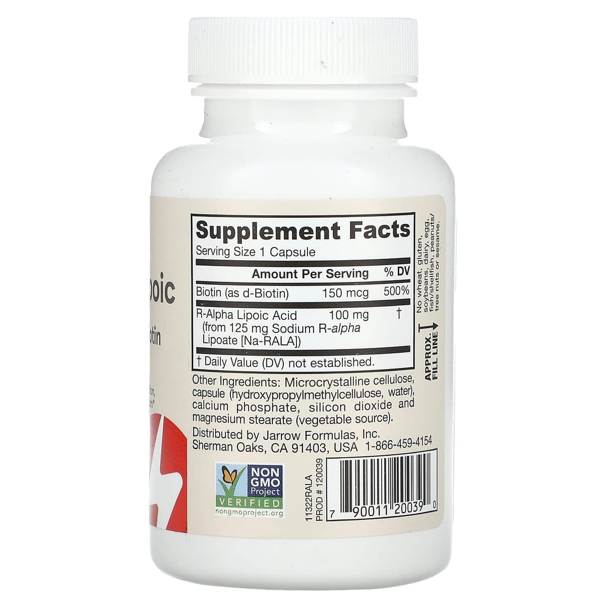Jarrow Formulas - R-Alpha Lipoic Acid with Biotin