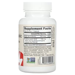 Jarrow Formulas - R-Alpha Lipoic Acid with Biotin