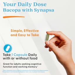 Doctor's Best - Bacopa with Synapsa - 60 Veggie Caps
