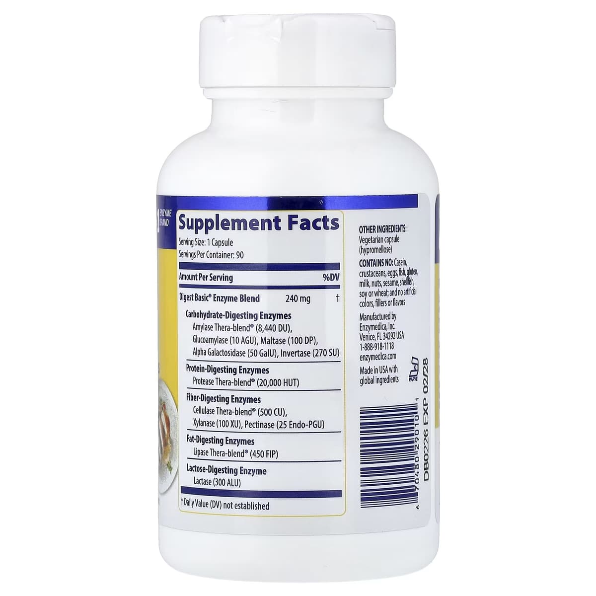 Enzymedica - Digest Basic - 90 Caps