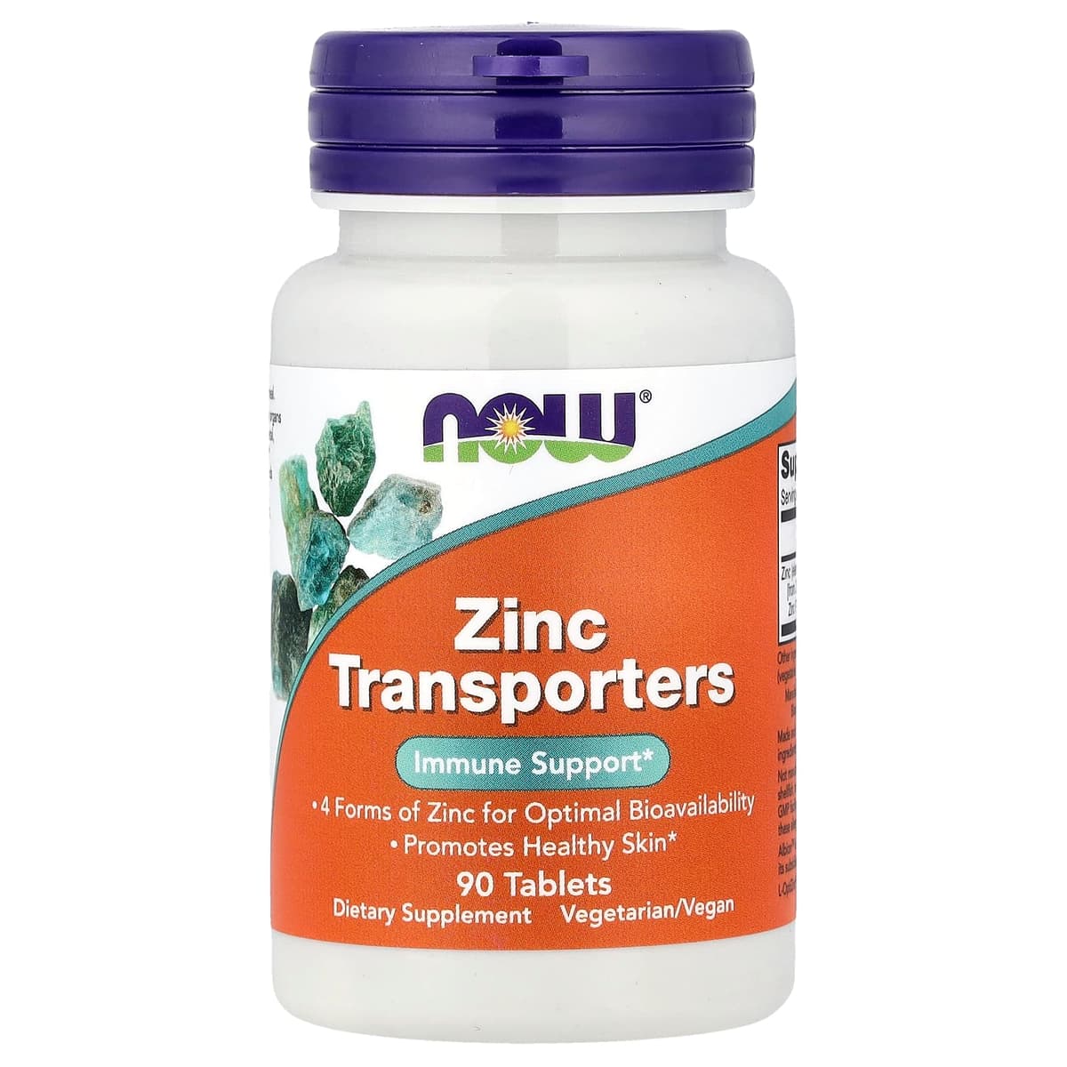 NOW Foods - Zink Transportører - 30 Kapsler