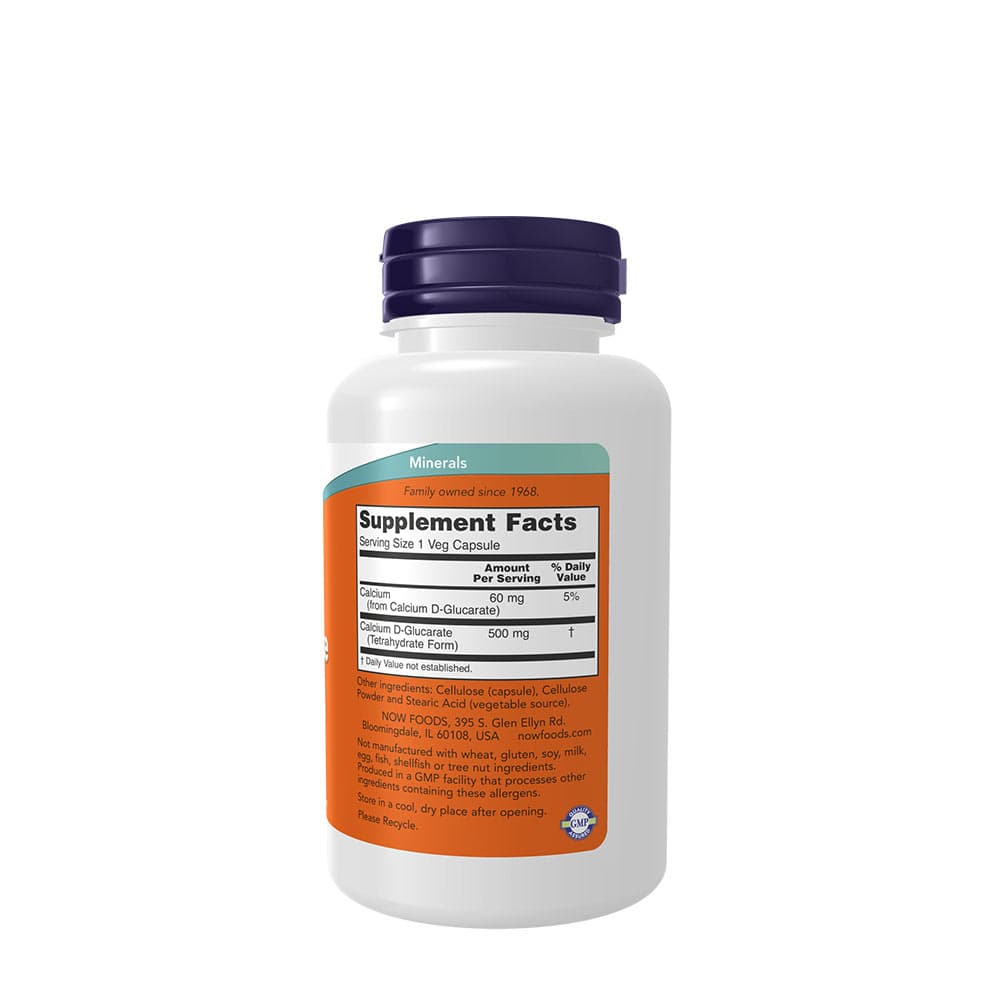 NOW Foods - Calcium D-Glucarate - 90 Veg Capsules