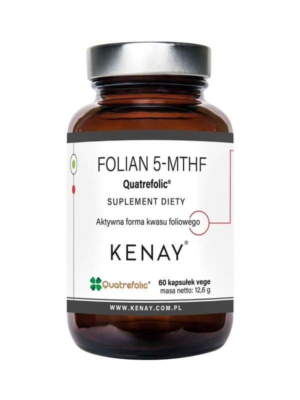 Kenay - Folian 5-Mthf Quatrefolic - 60 caps – Kenay förpackning