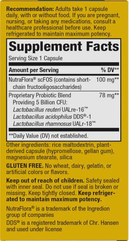 Nature'S Way - Primadophilus Reuteri Probiotic - 30 Capsules