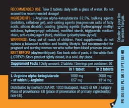 BioTechUSA - AAKG 1000 - 100 tablets