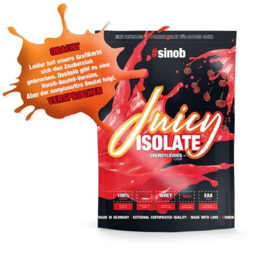 Sinob - Juicy isolat – Sinob förpackning