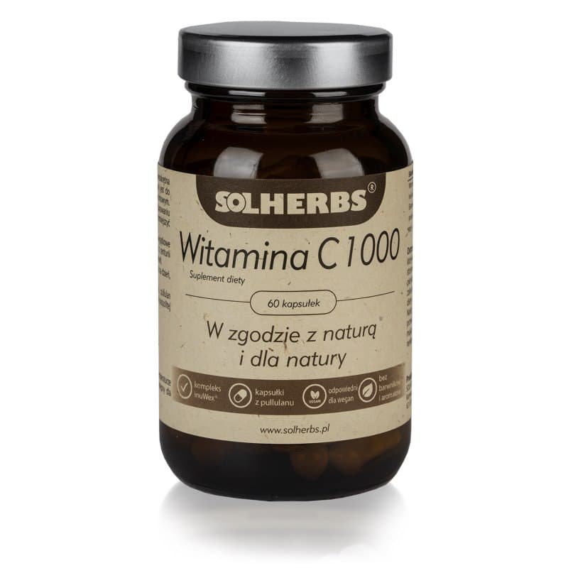 Solherbs - Vitamin C 1000 - 60 Caps – Solherbs förpackning