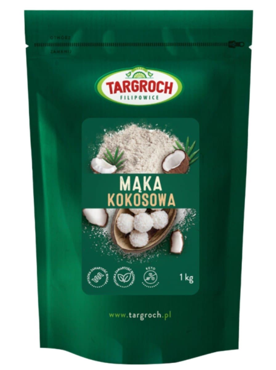 Targroch - Coconut Flour - 1 kg – Targroch förpackning