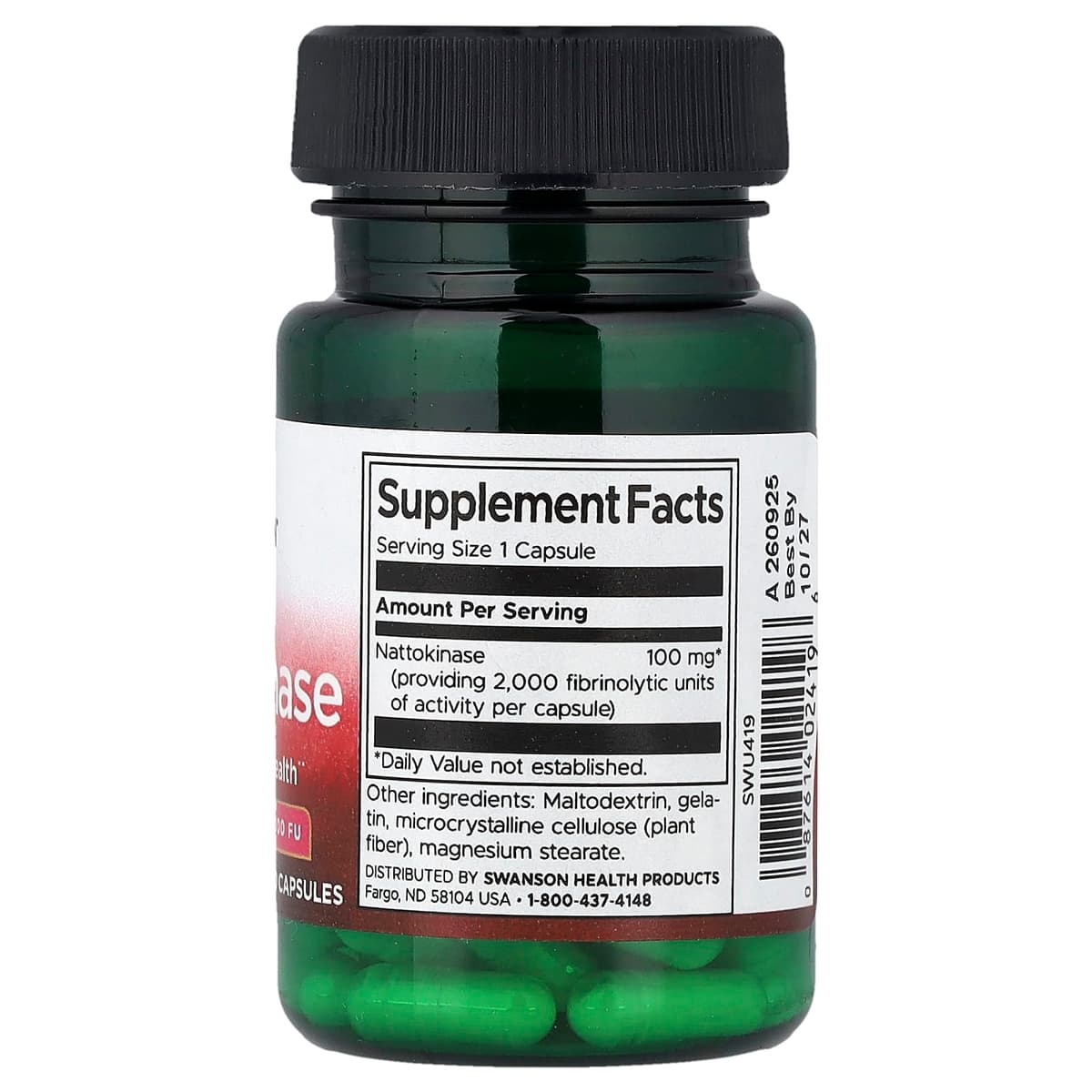 Swanson - Nattokinase - 30 Caps