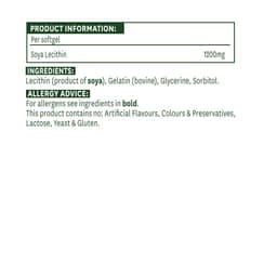 Natures Aid - Soya Lecitiini - 90 Kapselia