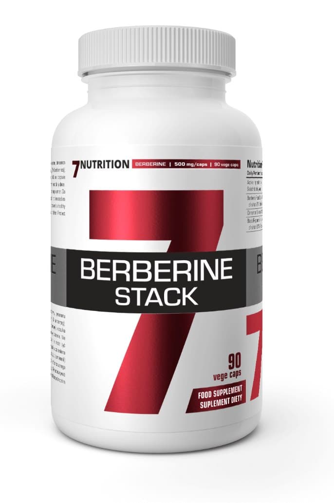7 Nutrition - Berberine Stack - 90 vege caps – 7 Nutrition förpackning