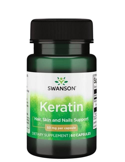 Swanson - Keratin - 60 Caps – Swanson förpackning