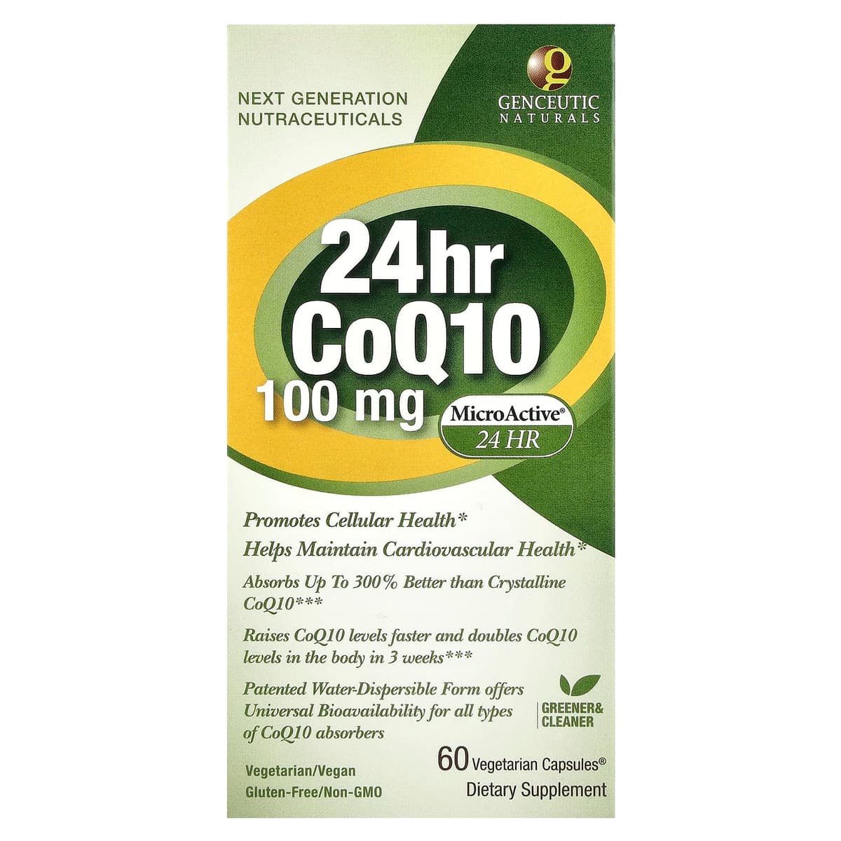 Nature'S Answer 24hr Microactive CoQ10 100mg - 60 Vcaps