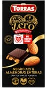 Torras - Zero Dark Chocolate with Almonds - 150g