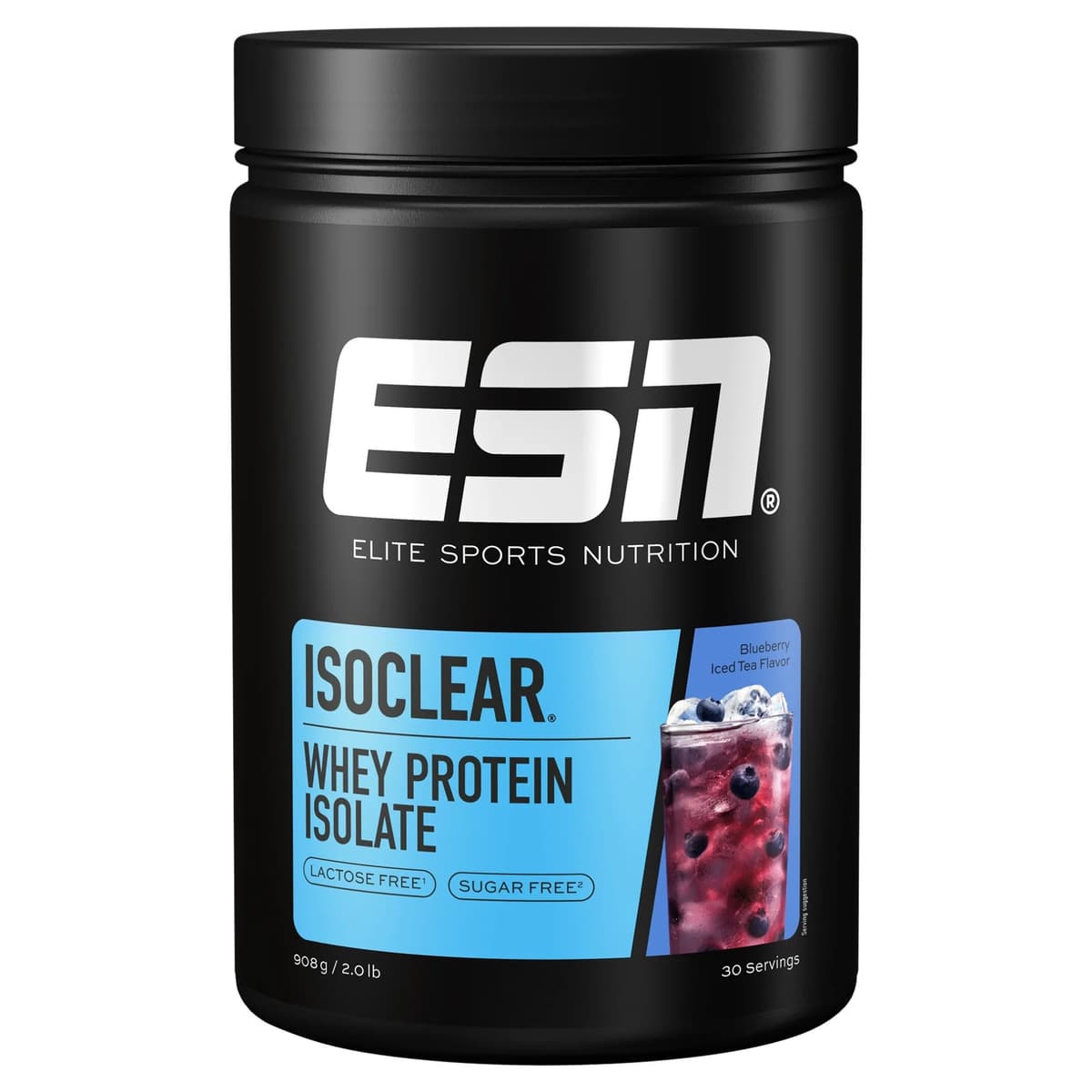 ESN (Elite Sports Nutrition) - ISOCLEAR valleproteinisolat – ESN (Elite Sports Nutrition) emballage