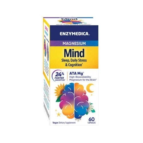 Enzymedica - Magnesium Mind Sleep - Daily Stress & Cognition - 60 Caps