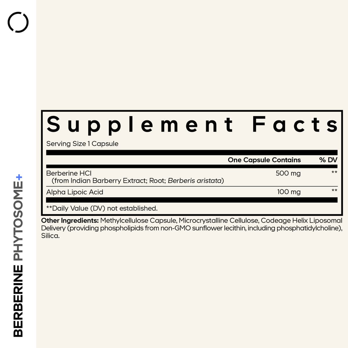 Codeage Berberine Phytosome+ - 60 Vcaps - 60 Vegetable Caps