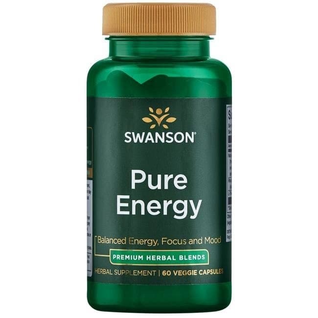 Swanson - Pure Energy - 60 Vcaps – Swanson förpackning