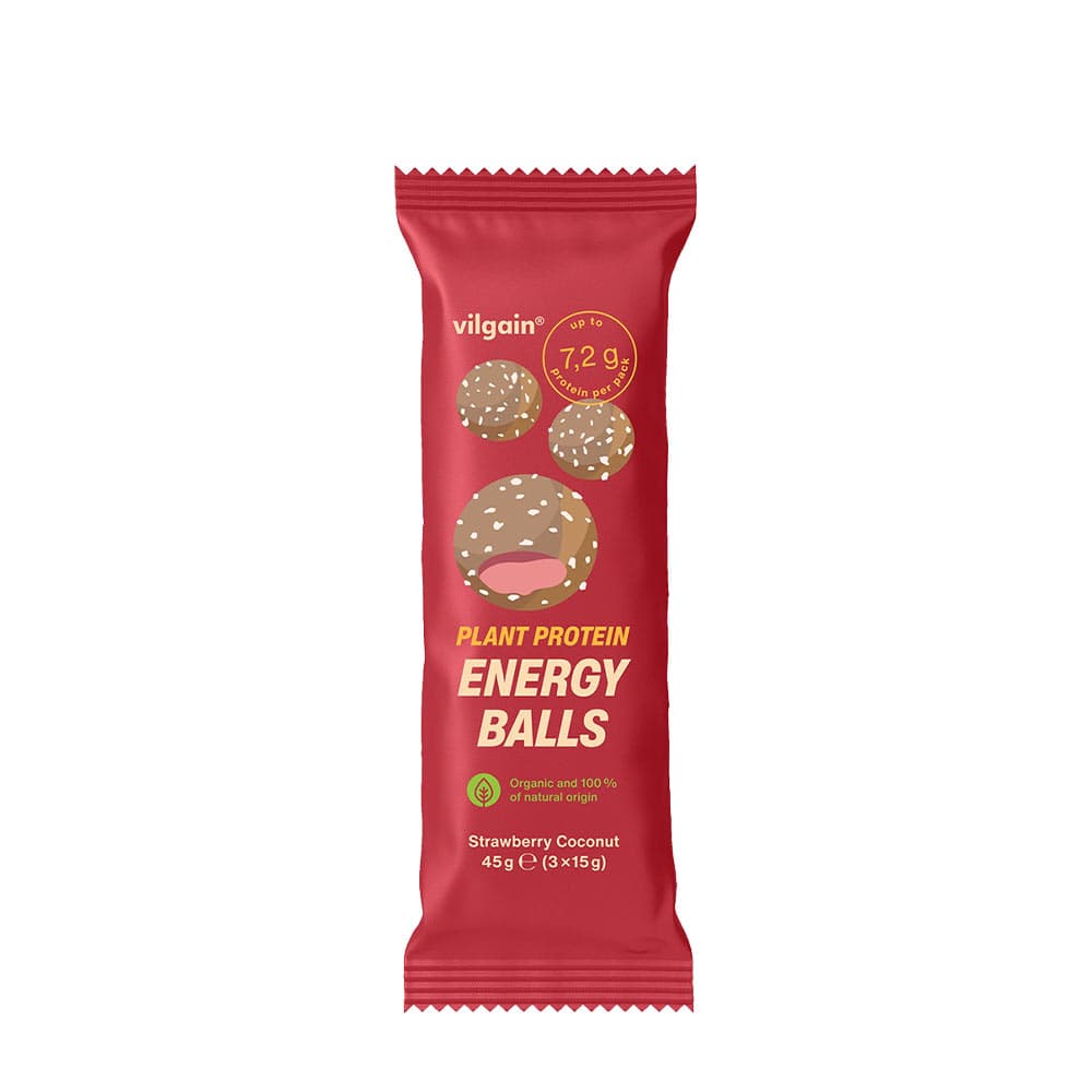 Vilgain - Plant Protein Energy Balls – Vilgain förpackning