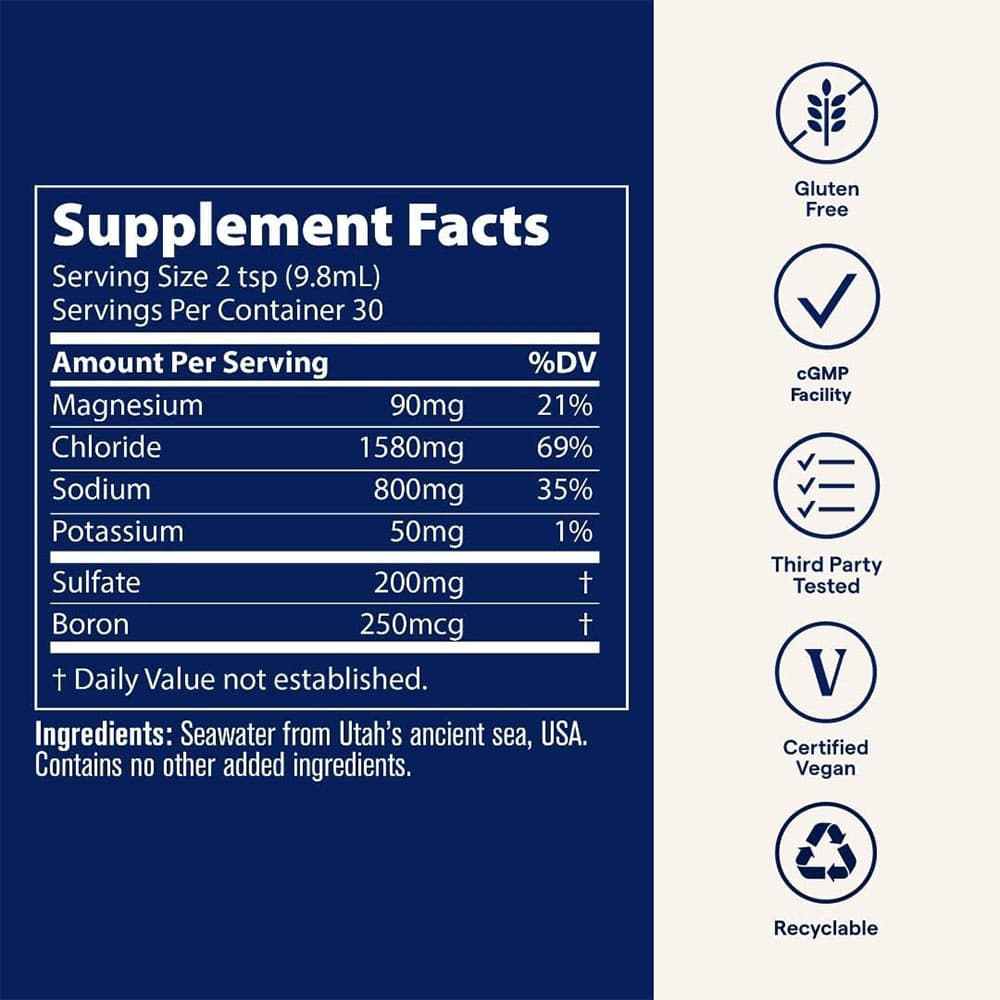 Trace Minerals - Utah Sea Minerals - 296 ml