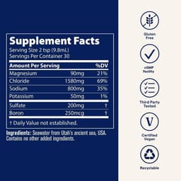 Trace Minerals - Utah Sea Minerals - 296ml