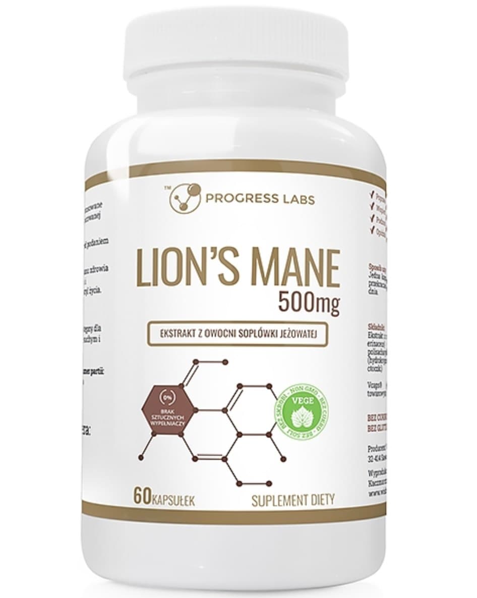 Progress Labs - Lion's Mane - 60 Caps – Progress Labs förpackning
