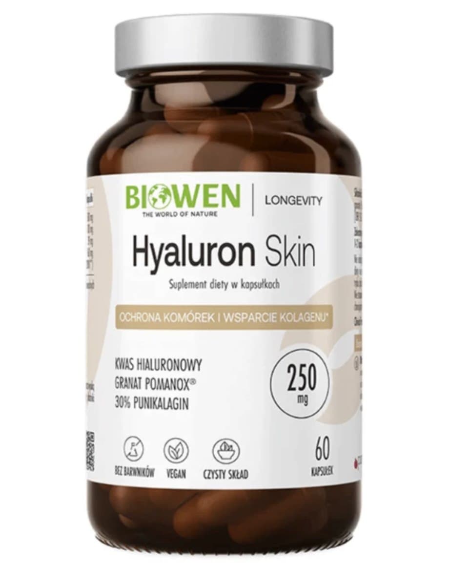 Biowen - Hyaluron Skin - 60 Caps – Biowen förpackning