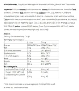 Nutriversum - Whey PRO, Walnut - 1000g