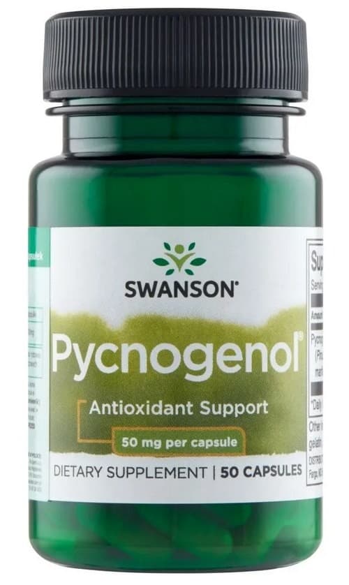 Swanson - Pycnogenol - 50 Caps – Swanson förpackning