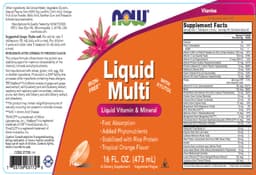 NOW Foods - Liquid Multivitamin - 473ml