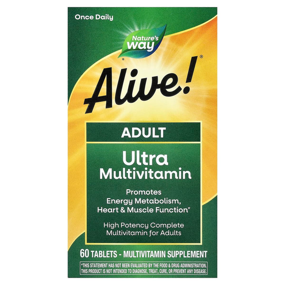Nature's Way - Adult Ultra Multivitamin - 60 Tabs