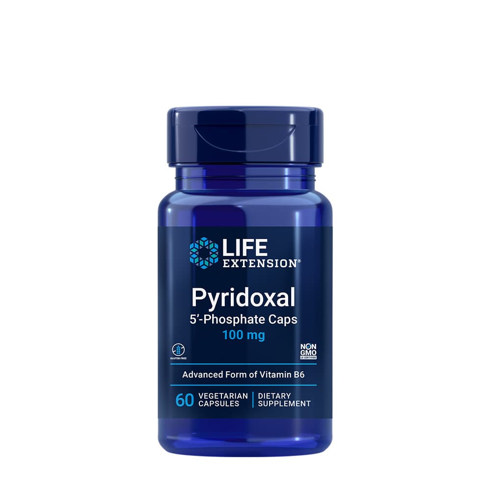 Life Extension - Pyridoxal 5'-Phosphate Caps – Life Extension förpackning