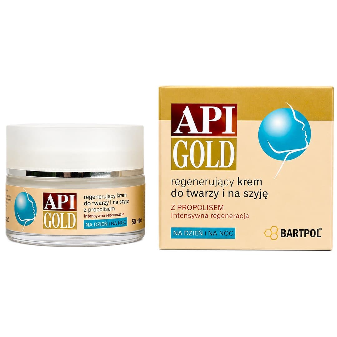 Bartpol - Api Gold Propolis Face And Neck Cream - 50ml