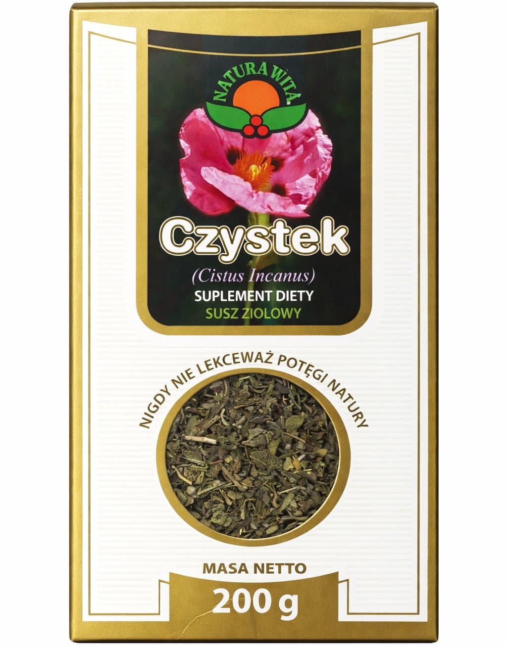 NATURA-WITA - Cistus Incanus - 200g – Natura-Wita förpackning